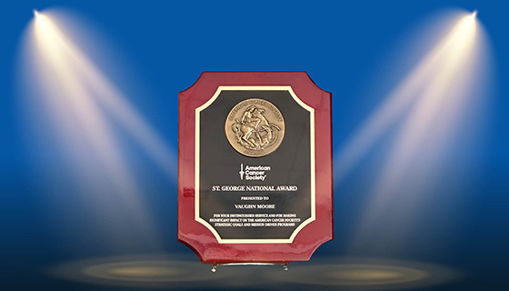 American Cancer Society honors Chairman and CEO, Vaughn Moore, with St. George National Award